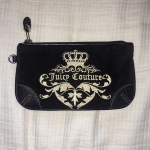 Juicy couture velvet pouch